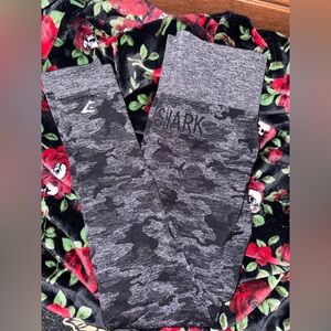 Gymshark Seamless Gray Camo Leggings